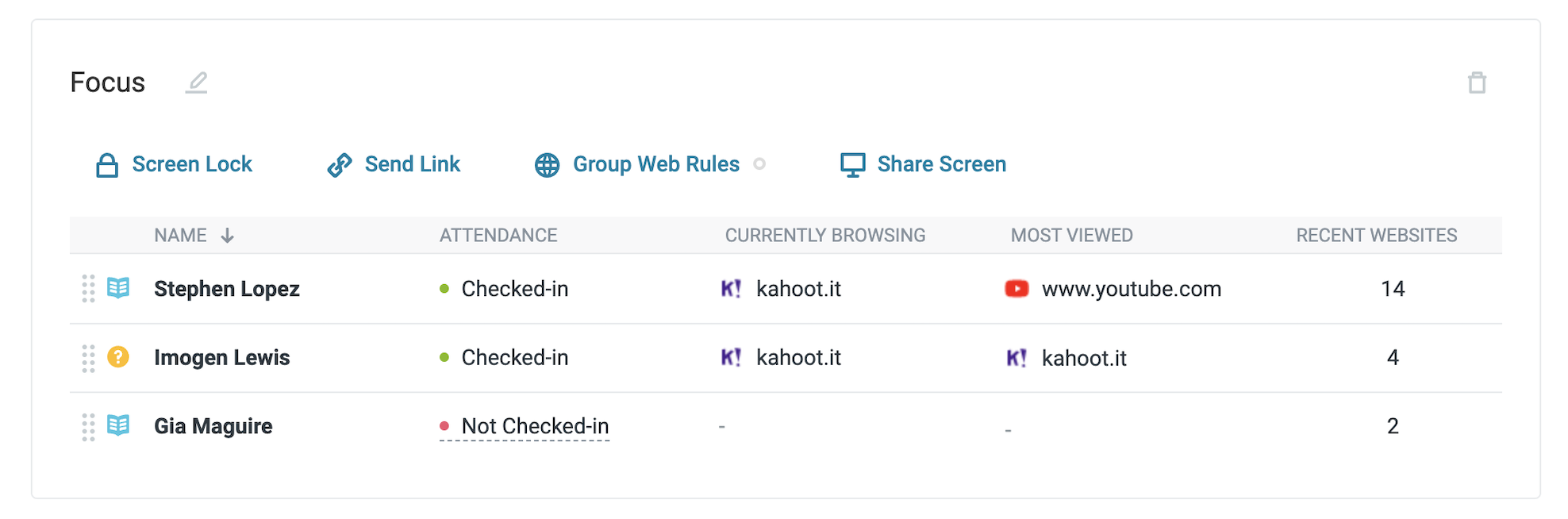 Lightspeed Classroom Management™ March 9, 2022