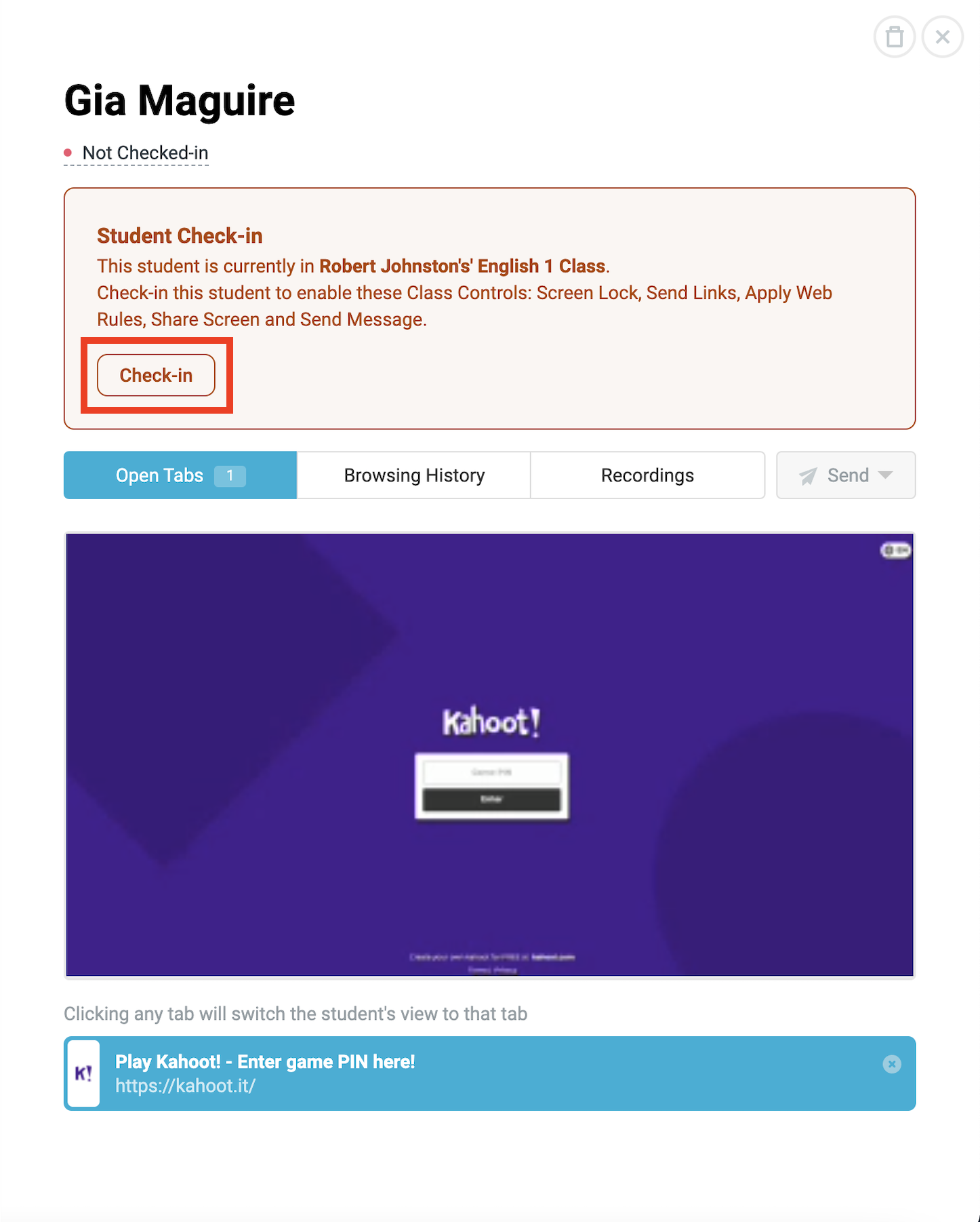 Lightspeed Classroom Management™ March 9, 2022